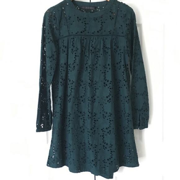 Zara Trafaluc Eyelet Dress - Picture 1 of 9